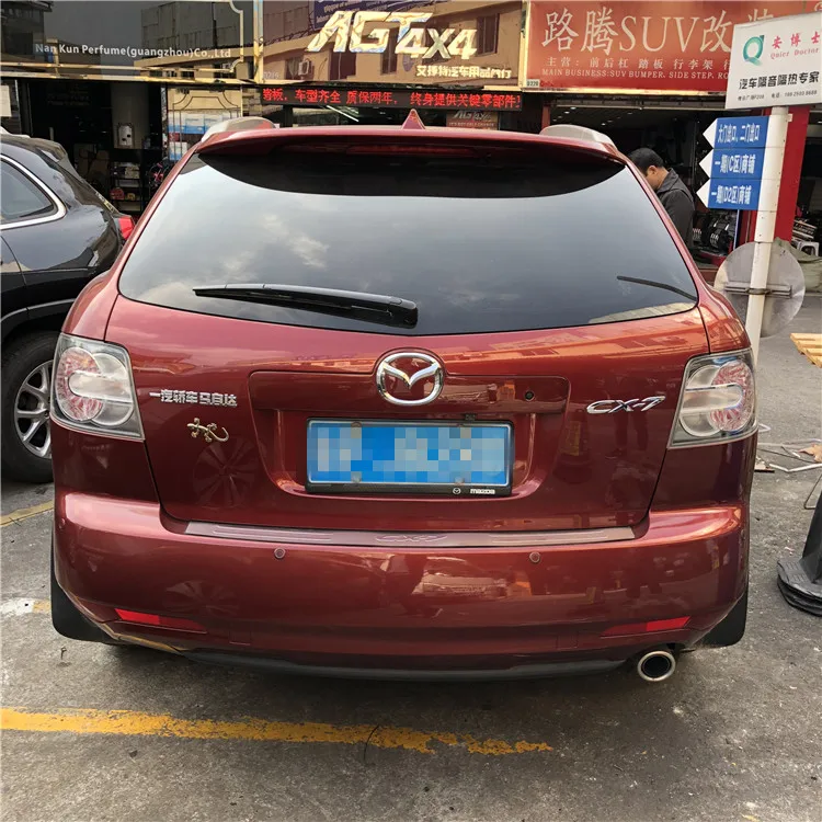 Для MAZDA CX-7 спойлер 2008-2013 высокого качества ABS Материал заднее крыло автомобиля