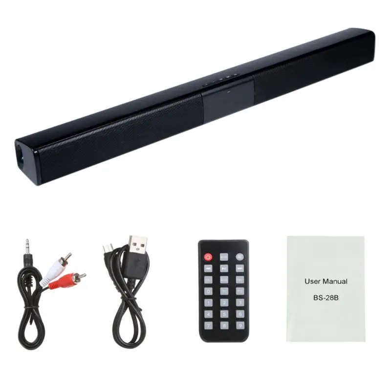 Wireless Bluetooth Sound Bar Speaker System TV Home Theater Soundbar Subwoofer |