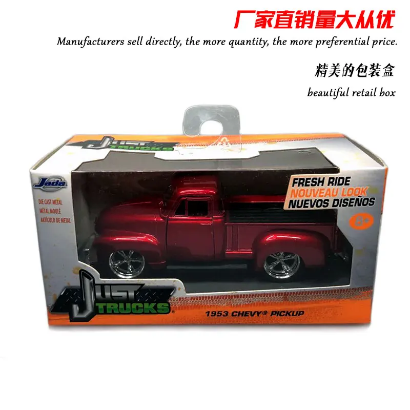JADA 1/32 масштаб 1953 CHEVY пикап литый под давлением металлический автомобиль модель