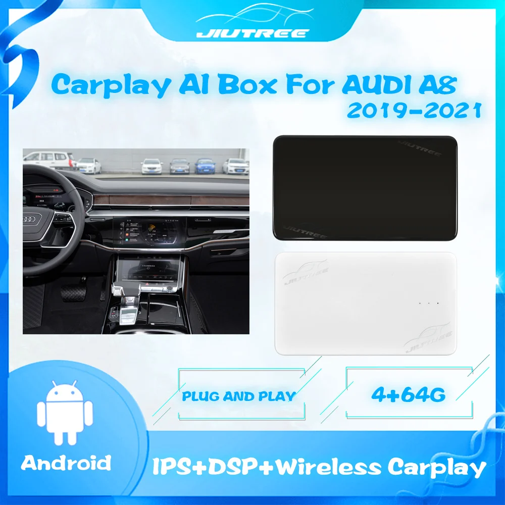Автомобильная Мультимедийная приставка для Audi A8 2019- 2021 4 + 64 ГБ | Автомобили и