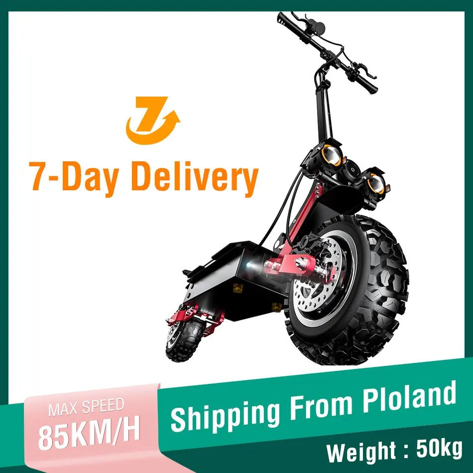Janobike T85 5600 Вт 85 км/ч для взрослых Электрический скутер 32Ah батарея складной самокат