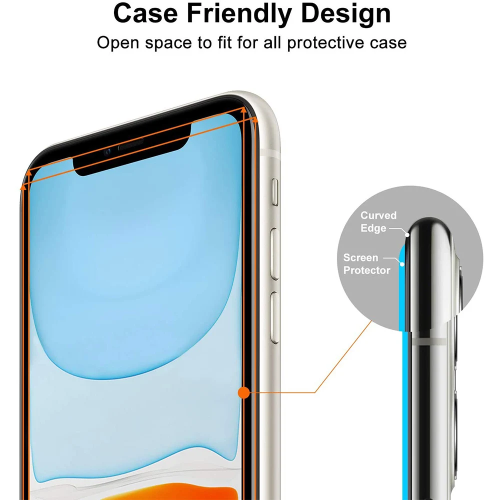 Передняя и задняя защитная пленка из закаленного стекла для Iphone 11 Pro Max XR X XS MAX 11Pro