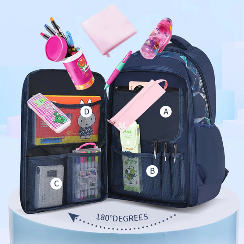 Новый Grade1-6 Водонепроницаемый школьные ранцы для мальчиков рюкзак Начальная школа ортопедические рюкзаки рюкзак школьный рюкзак Mochila Infantil