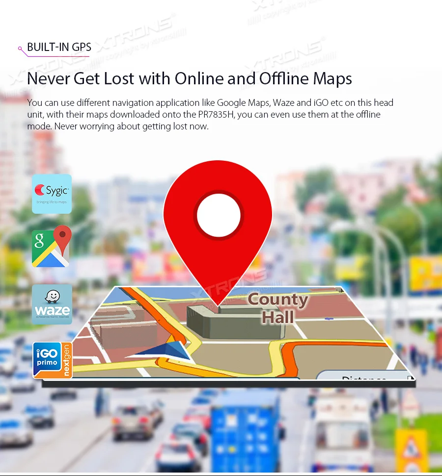 XTRONS 7 &quotAndroid 8 1 Octa Core GPS стереооборудование для автомобиля dvd-плеер hyundai IX35 Tucson