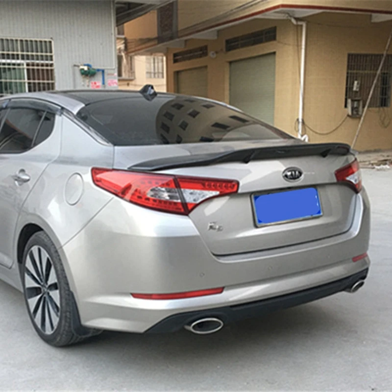 Для Kia K5/спойлер Optima 2010 2013 из углеродного волокна/FRP грунтовка для заднего крыла R