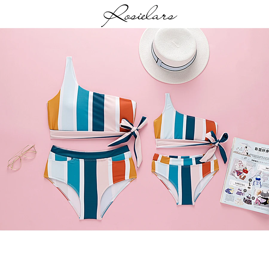 Купальник ROSIELARS женский с оборками Семейный комплект из двух предметов бикини