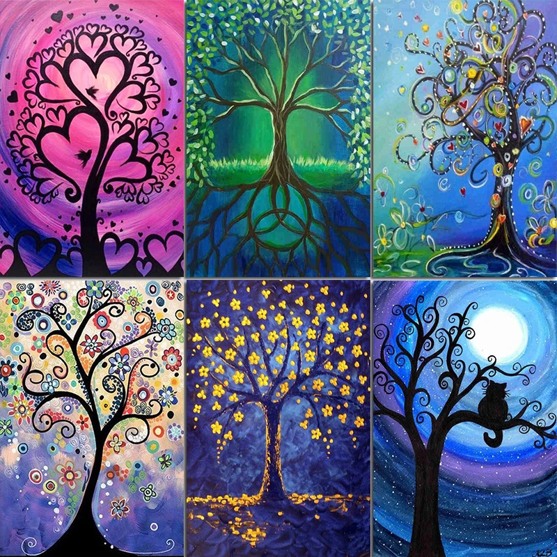 

Full Square/Round Drill 5D DIY Diamond Painting Scenery Moonlight Diamond Embroidery Cross Stitch 3D Mosaic Home Decoration Gift