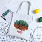 Женская сумка с мультяшным принтом из сериала очень странные дела