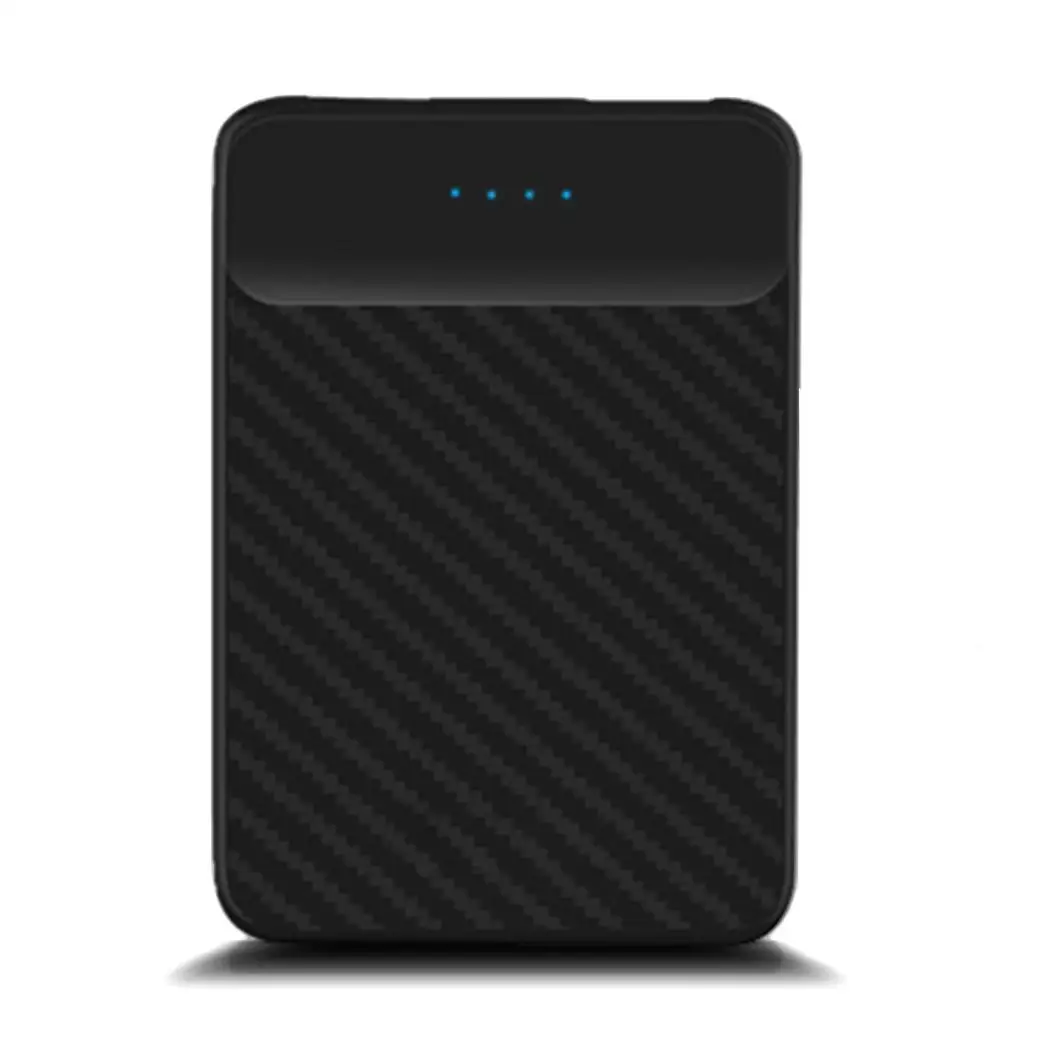 Black Mi ni 15000 mAh маленькое портативное зарядное устройство типа C PD зарядное устройство 15000 mAh банк питания для iPhone Xiaomi mi 9 внешний аккумулятор повербанк - Цвет: Black