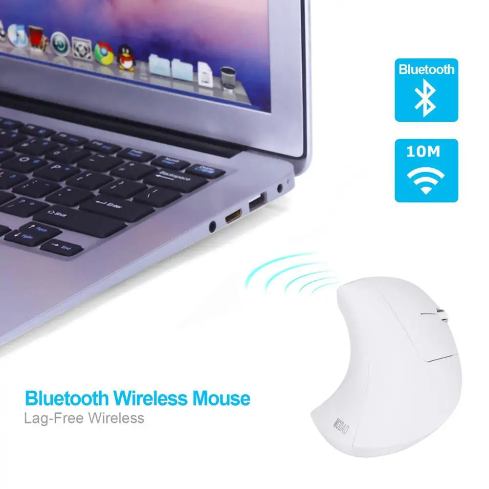 Мышь Вертикальная беспроводная эргономичная BLUETOOTH 2 4 ГГц | Компьютеры и офис