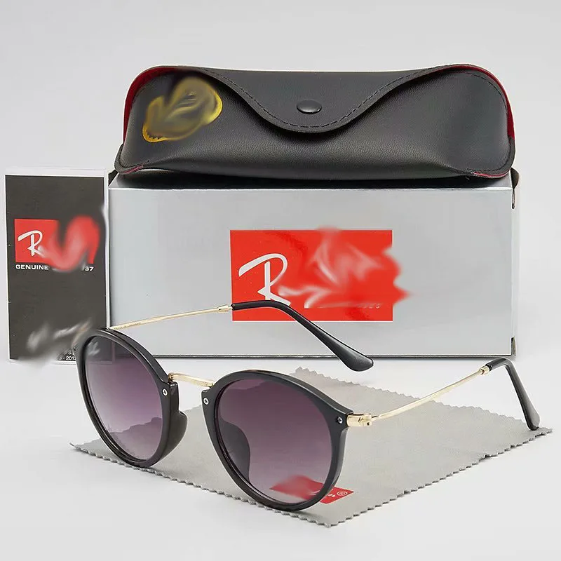 

2447Fashion Round Steampunk Sunglasses Men Brand Design Men And Women Retro Metal Punk Sunglasses UV400 Sunglasses Original Logo