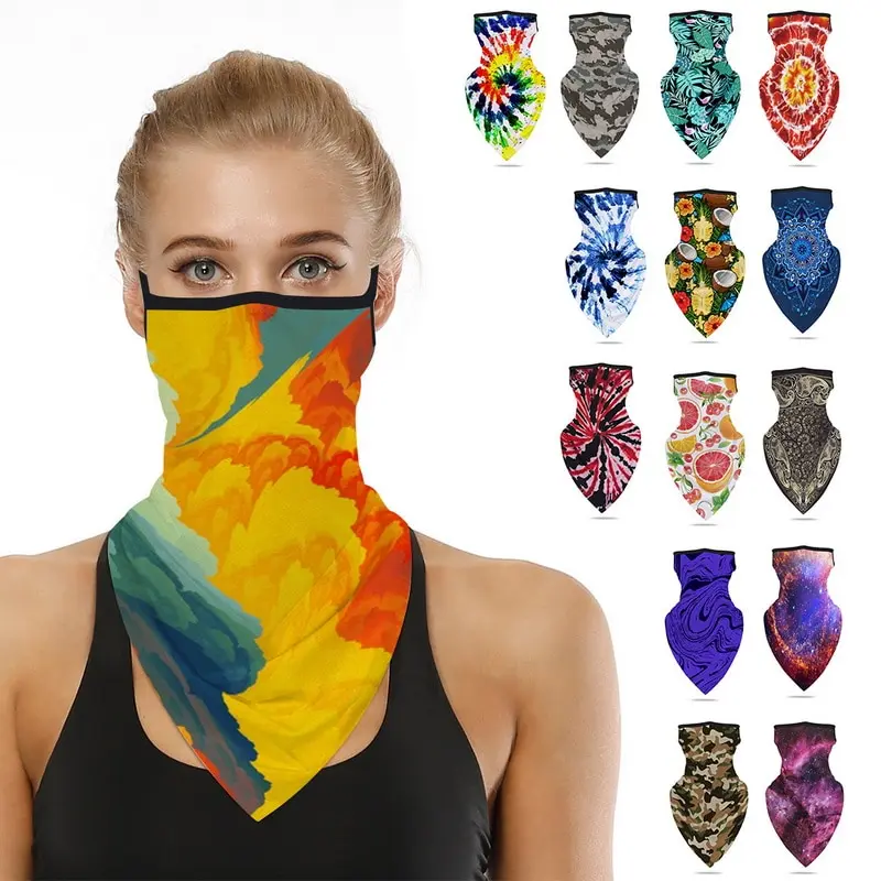 

2020 Ourdoor Ice Silk Triangle Scarf Cycling Bandana Hiking Camping Hunting Running Army Bicycle Military Tactical Neck Gaiter