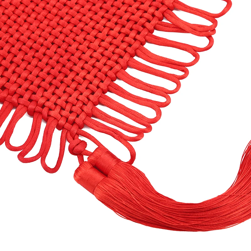 Бахромой челки с цветами и бахромой китайский узел-кисточка для ламп горячая