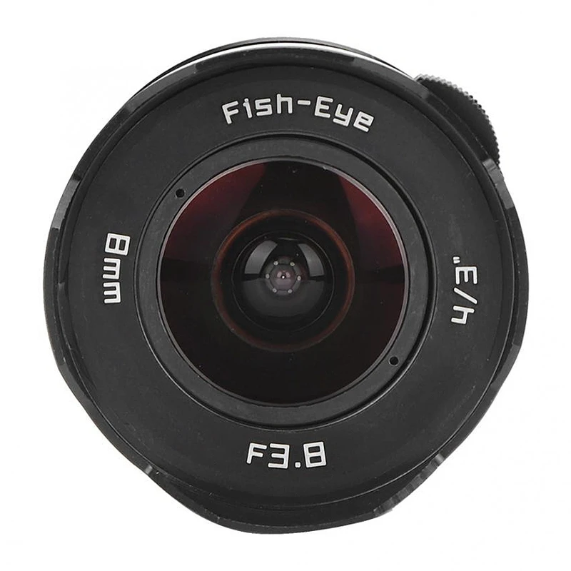 8 мм F3.8 ручной широкоугольный объектив рыбий глаз для Panasonic Olympus M43 MFT OMD
