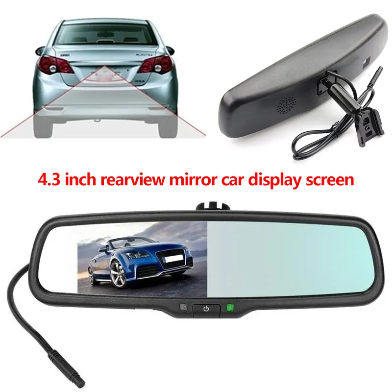 

Parking Assistance Auto Parking Assistance Portable Car Parking Assistance Smart Backup Revese RearView Mirror Monitor 4.3 Inch