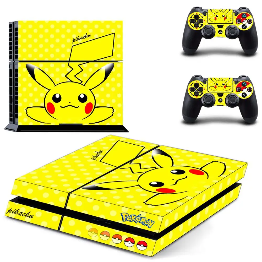 Наклейка Pokemons PS4 для игровой консоли 4 и 2 контроллера виниловые наклейки Защитная