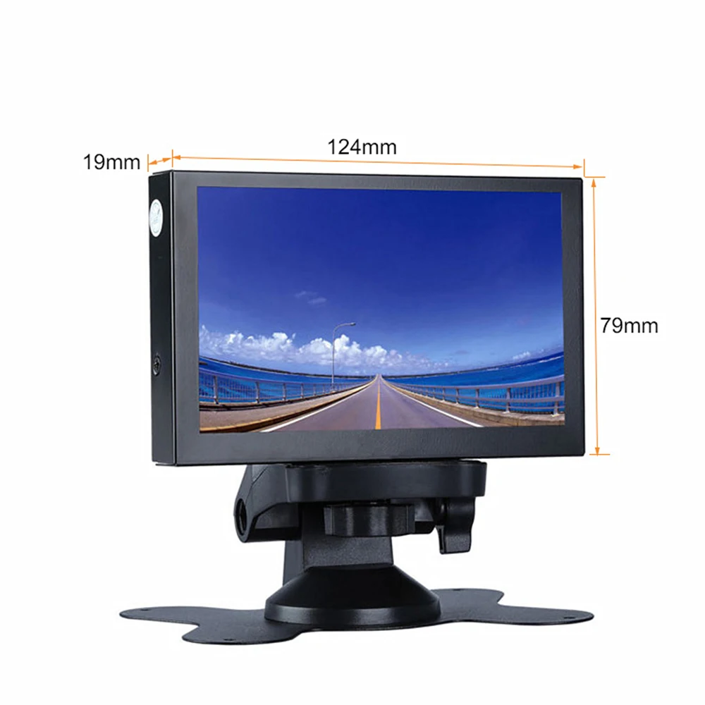 5 дюймовый мини монитор S501H 5CH VGA BNC AV HD Ypbpr ЖК дисплей экран 800*480 перекрестная линия