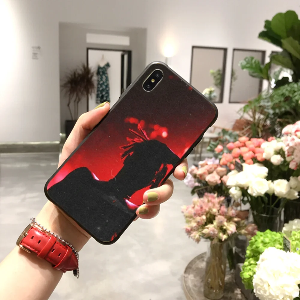 

NBDRUICAI XXXTENTACION Black Soft Shell Phone Case Capa for iPhone 11 pro XS MAX 8 7 6 6S Plus X 5S SE XR case