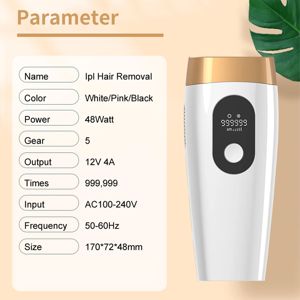 

Women IPL Epilator Ice Cooling Hair Removal Device Permanent Laser Epilator Depiladora Lser Skin Rejuvenation Beauty Device