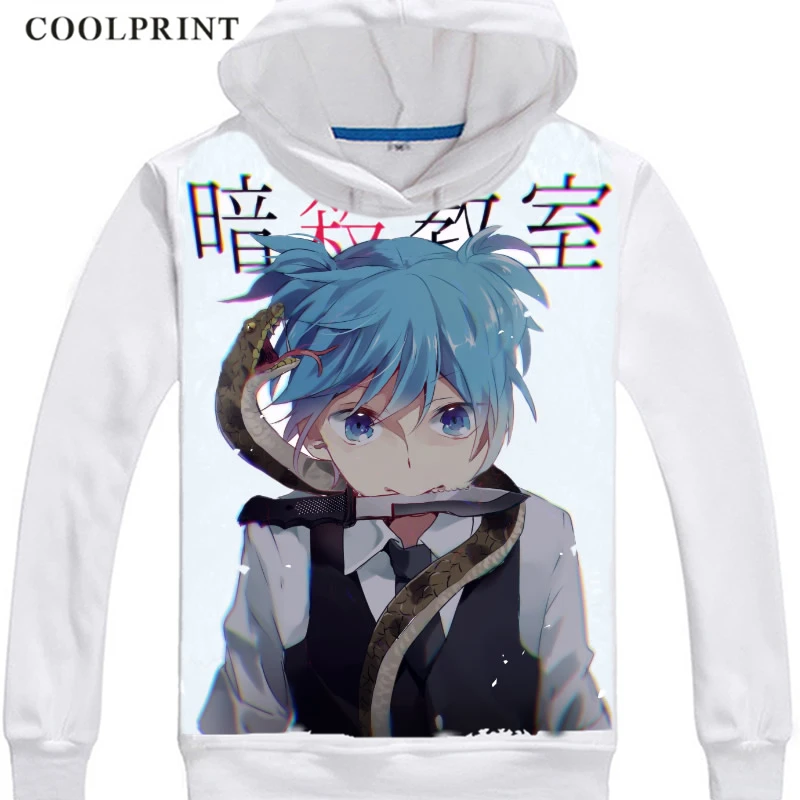 Ansatsu Kyoushitsu Shiota Nagisa Akabane Karma Аниме Косплей пользовательский пуловер свитшот с