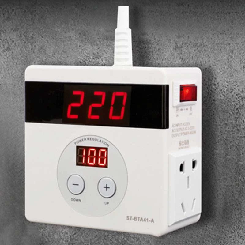 Led Digital Ac 220V 4000W Scr Electronic Voltage Regulator Temperature Speed Adjust Controller Dimming Dimmer Thermostat Eu Pl |