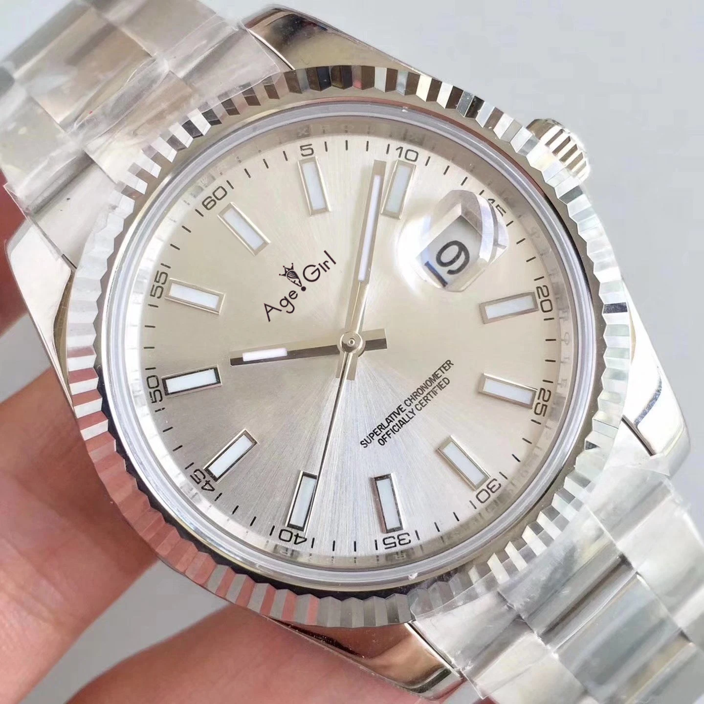 Роскошные брендовые новые мужские часы Datejust из нержавеющей стали автоматические механические сапфировые черные, синие, серые, белые бриллианты 36 мм спортивные часы AAA