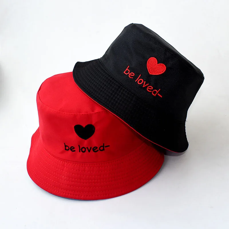 

Double-sided Men's And Women's Cotton Bucket Hats Ladies Summer Sunscreen Panama Sun Hats Outdoor Fisherman Hats