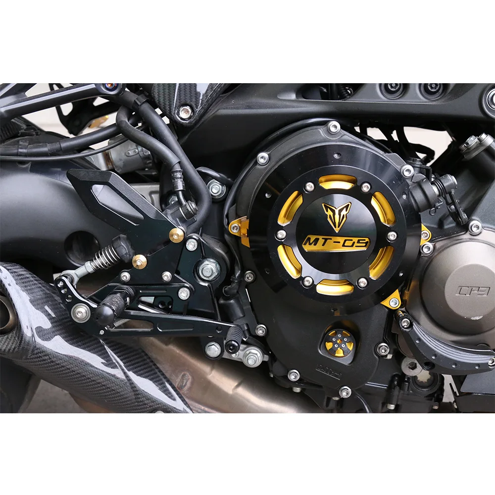 Настраиваемые задние комплекты для ног подножки Yamaha MT09 FZ09 фотосессия 2014 2015 2016 2017 |