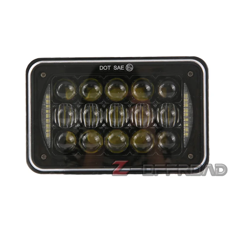 Квадратный черный 4x6 дюймов LED 5D H4 Проектор грузовик фары 6x4 &quotLED DRL для FREIGHTLINER FLD| |