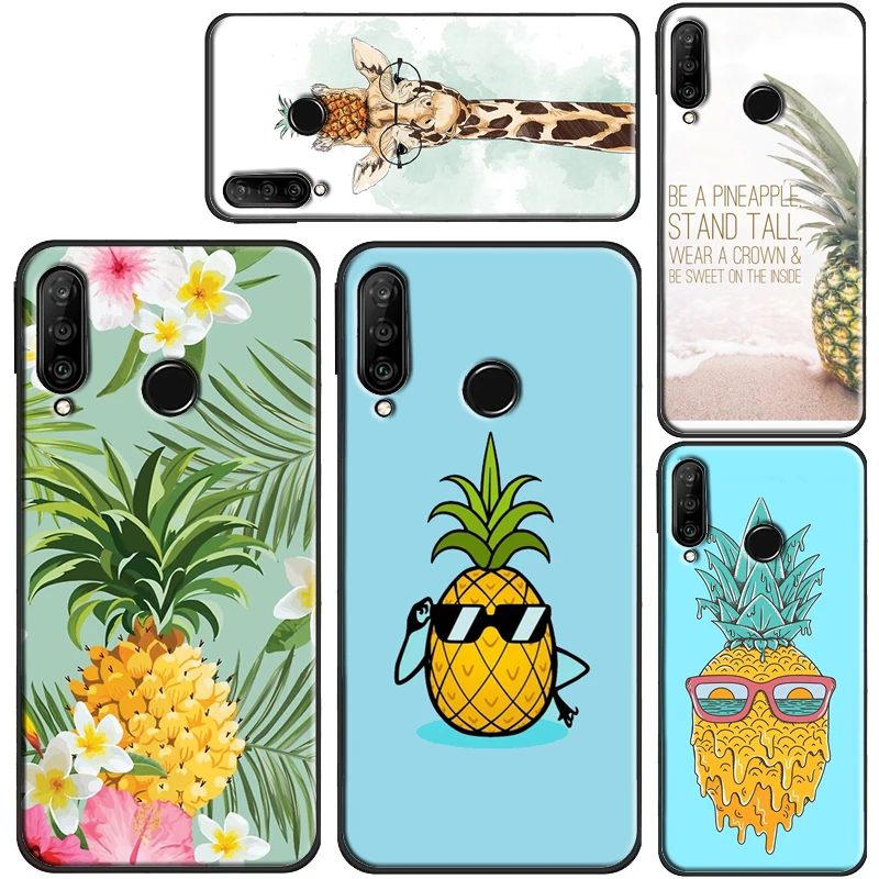Чехол с изображением ананаса для Realme 6 7 8 Pro Q3 GT Neo C3 C11 C15 C21 OnePlus 9 8T 9R | Мобильные