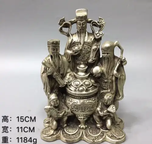 5 9 &quotKangxi год система три бессмертных изобилие статуя | Дом и сад