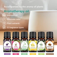 6pcsset pure natural water soluble aromatherapy essential oil for aroma diffuser lavender rose lemon lily jasmine sandalwood