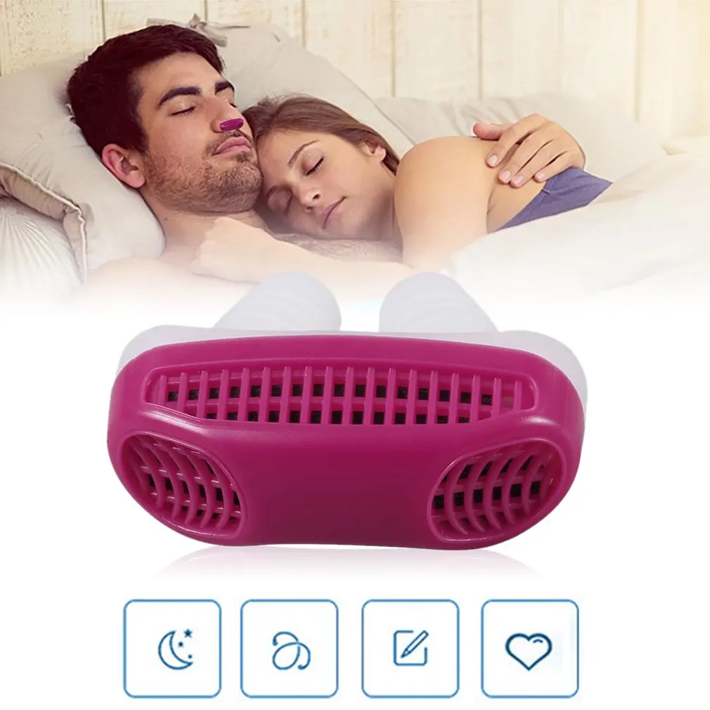 2 в 1 здоровья анти храп и Воздухоочистители снять заложенности носа Храп