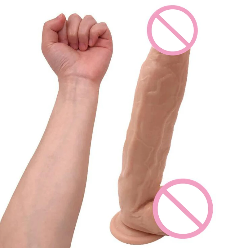 Огромный фаллоимитатор супер большой член Анальная пробка реалистичный пенис