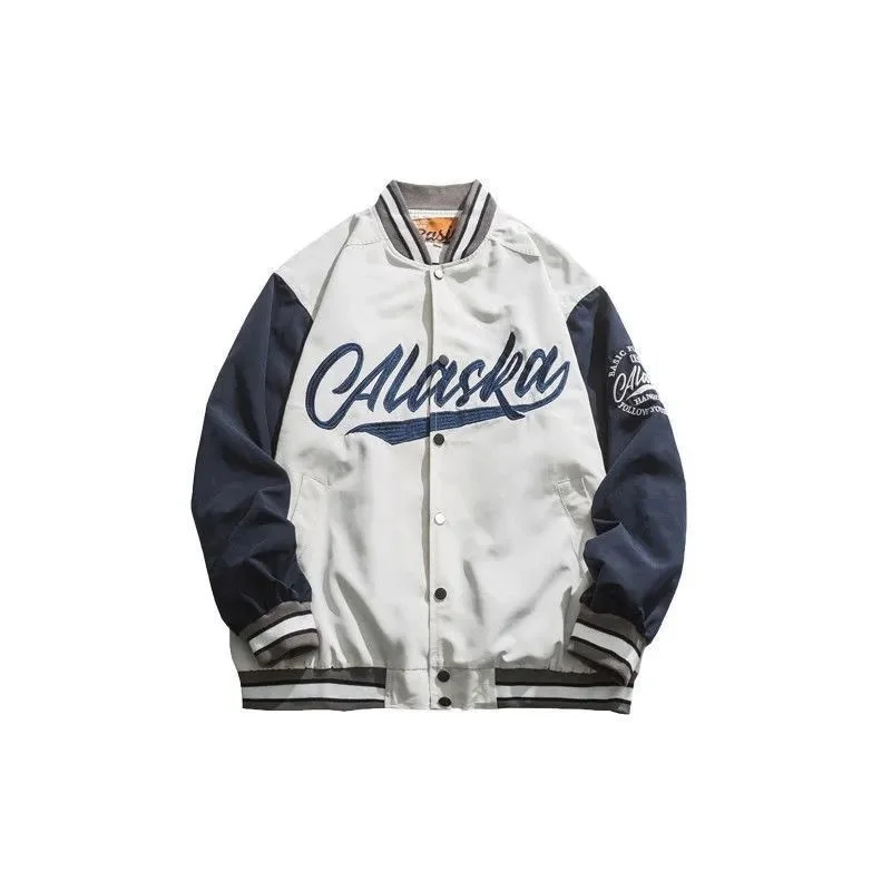 

Hong Kong Style Comfort Fairies New Campus Fashion Brand Embroidered Jacket in 2021 Spring