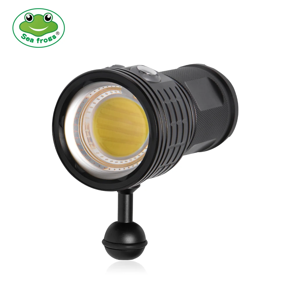 

7000LM COB LED Flashlight Dive Torch Light Underwater Diving Scuba Ultra Bright 500M Waterproof Photography White Blue Red Lamp