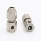 Гибкая муфта 3,17456 мм, 2 шт., фиксатор вала двигателя, разъем 4 мм, гибкий цанговый соединитель для RC бесщеточный для электрической лодки, запчасти для самостоятельной сборки