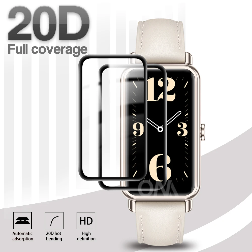 2 шт. Защитная пленка для экрана huawei Watch Fit Mini new Smart Мягкая защитная Band 6 7 Pro (не