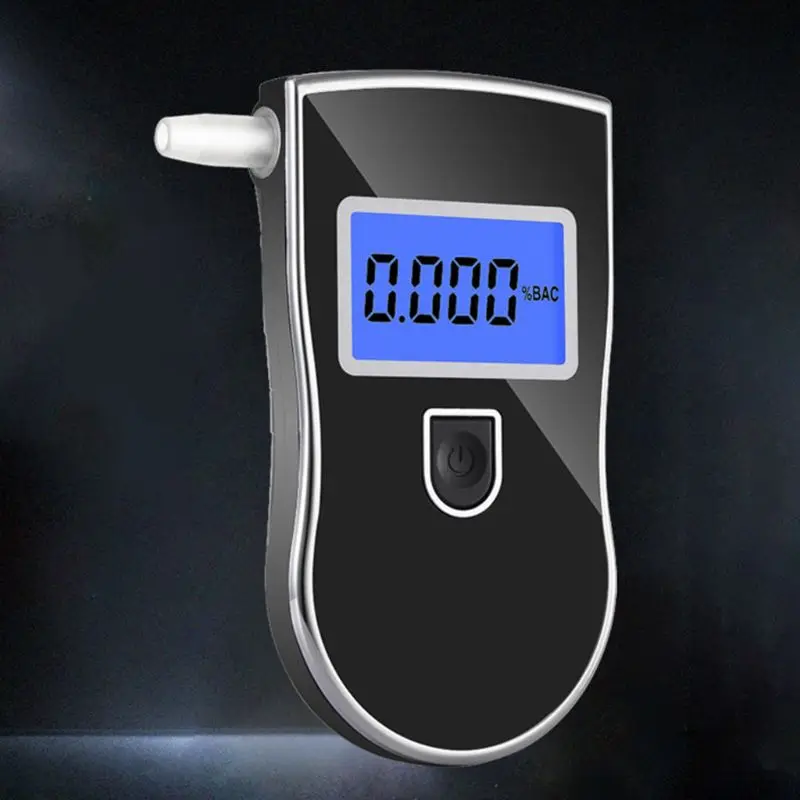 

2021 New Alcohol Breathalyser Portable Breath Tester Accurate Digital Display LCD Light Convenient Lightweight Portable Driving