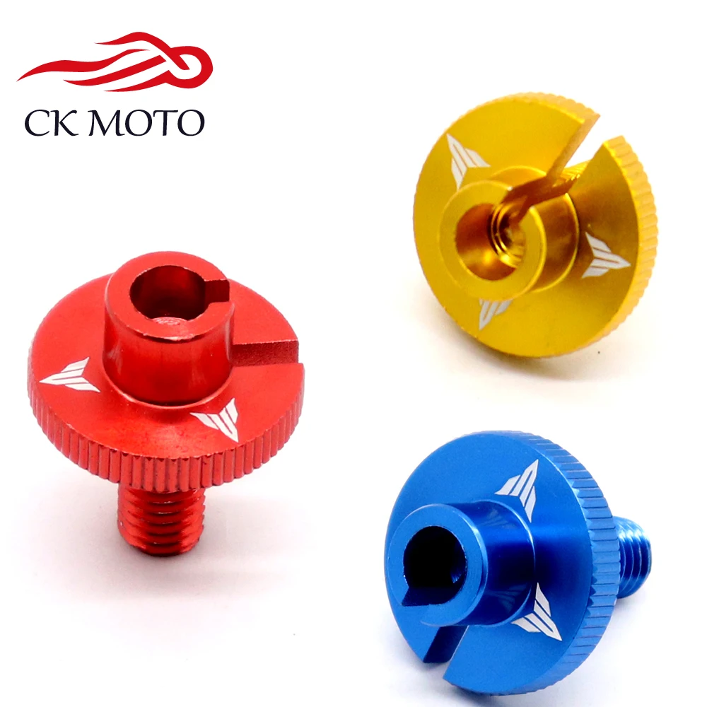 LOGO Clutch Cable Wire Adjuster M10*1.5 Fit For YAMAHA MT07 MT-07 FZ07 MT09 MT-09 FZ09 FJ-09 YZF-R6 R1 FZ1 XSR 900 MT-10 FZ8