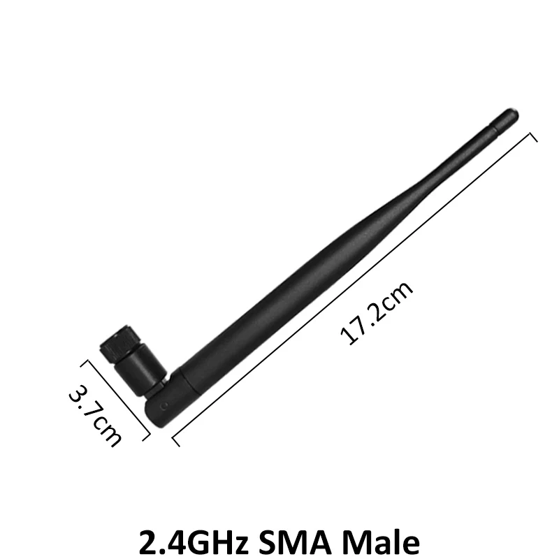 2pcs 2.4GHz WIFI Antenna 5dbi Aerial SMA Male connector wi fi antena 2.4 ghz IOT antenne wi-fi for Wireless Router antenas | Мобильные