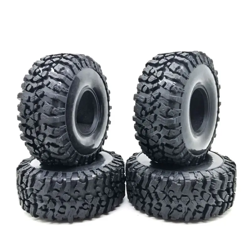 

4PCS 120MM 1.9INCH Rubber Rocks Tyres Wheel Tires for 1:10 RC Rock Crawler Axial SCX10 90047 D90 D110 TF2 TRX-4 L4MC