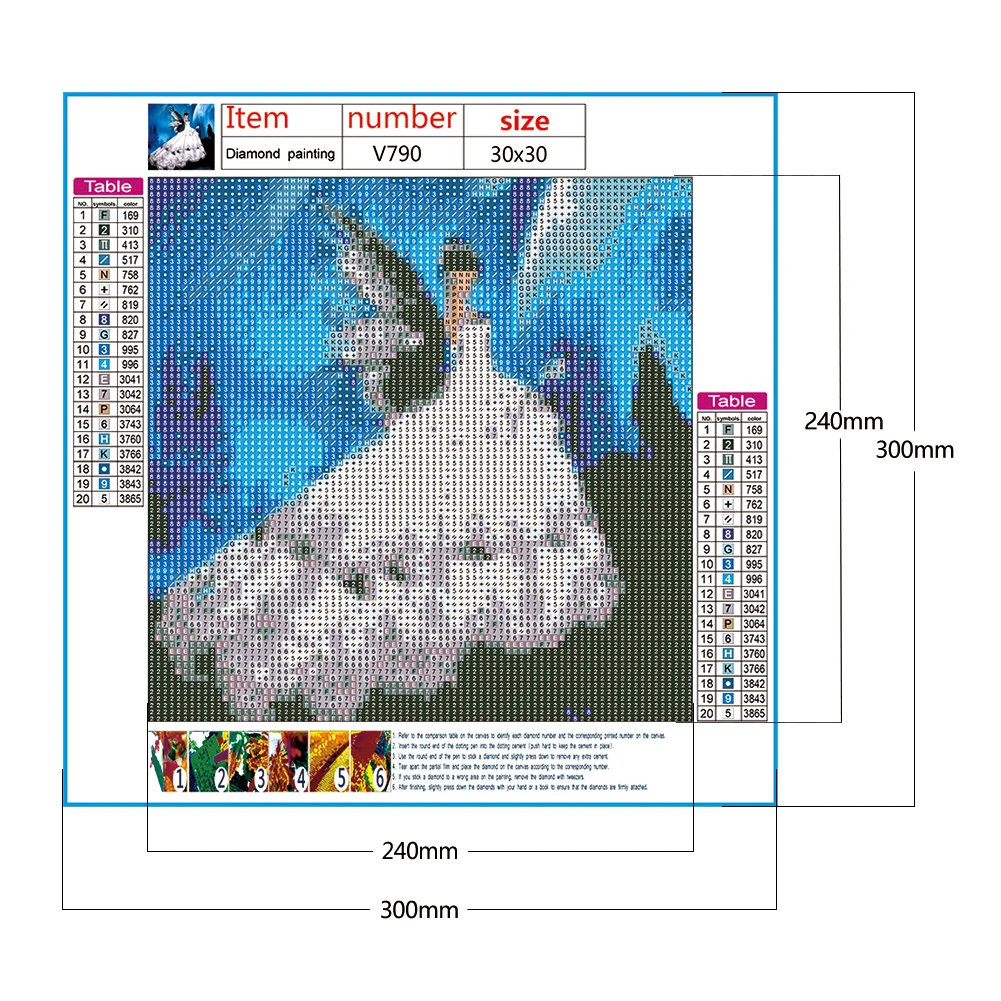 Алмазная картина сделай сам 30*30 см полностью круглая с крыльями батутов девушка