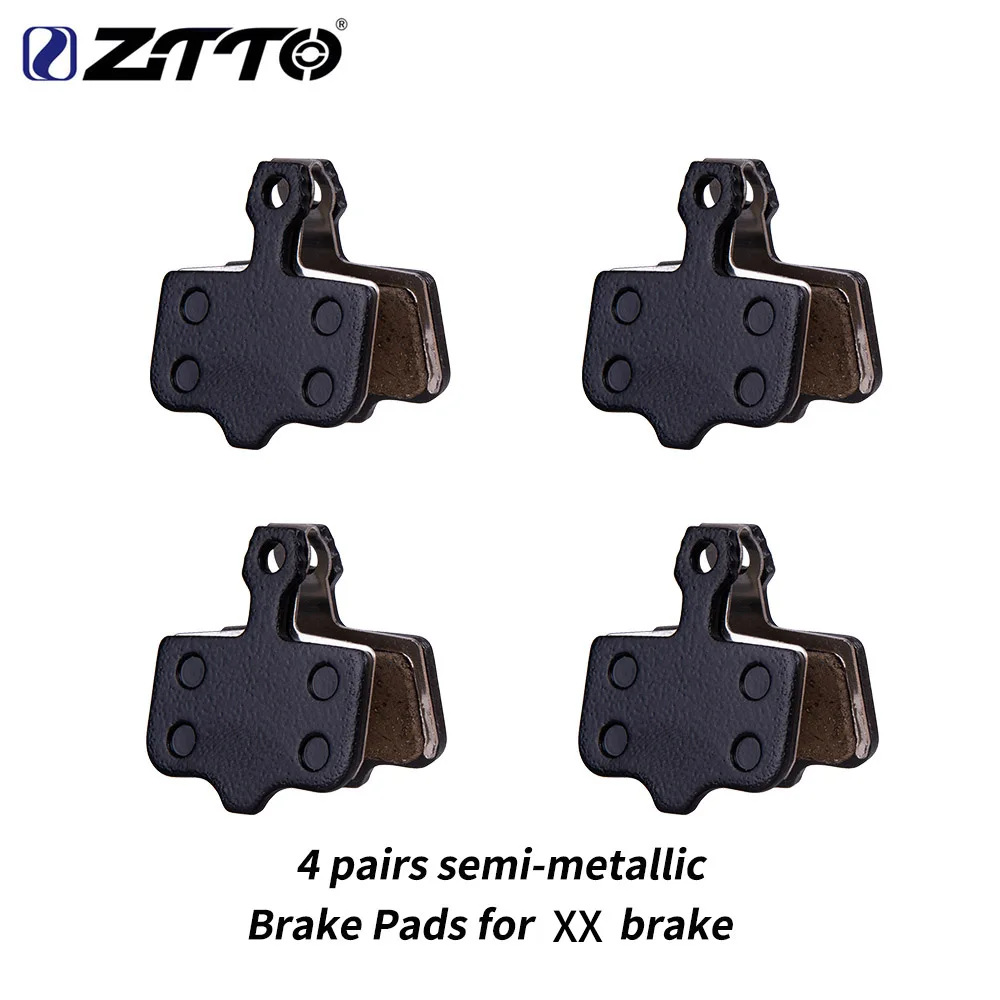 4pairs Semi For DB1 ZTTO MTB высококачественные тормозные колодки для ELIXIR DB Уровень TL T велосипед Полный металлический диск тормозные колодки для E1 DB1 CR гидравлический тормоз 4 пары - Цвет: 4pairs Semi For DB1