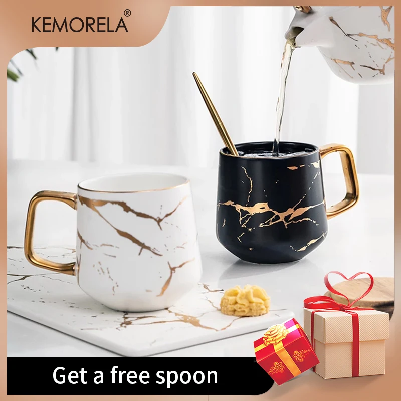 Мраморная кофейная чашка керамический кофейный набор молочные кружки