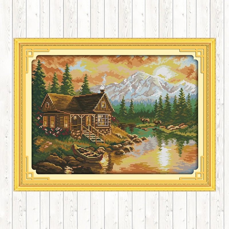 Осенние наборы для вышивки пакет стежка крестиком рукоделие вышивка шаблоны 14ct