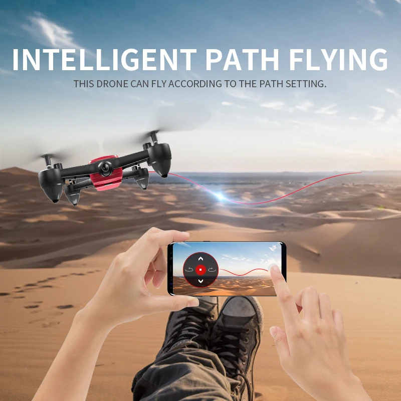 Квадрокоптер EBOYU H7 с GPS Wi-Fi FPV ESC 4K HD двойная камера | Игрушки и хобби