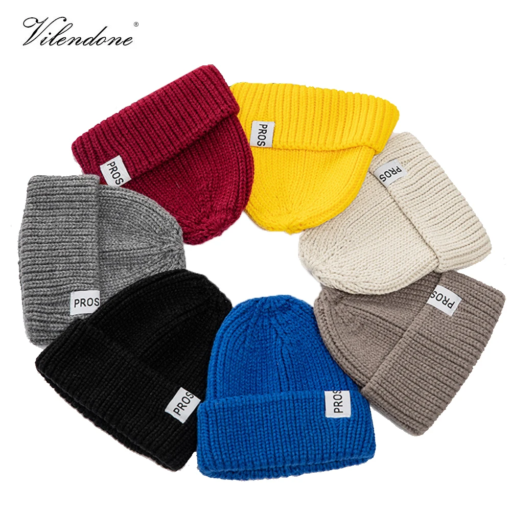 Поп трикотажные женские теплые зимние шапки шапка женская с принтом для женщин