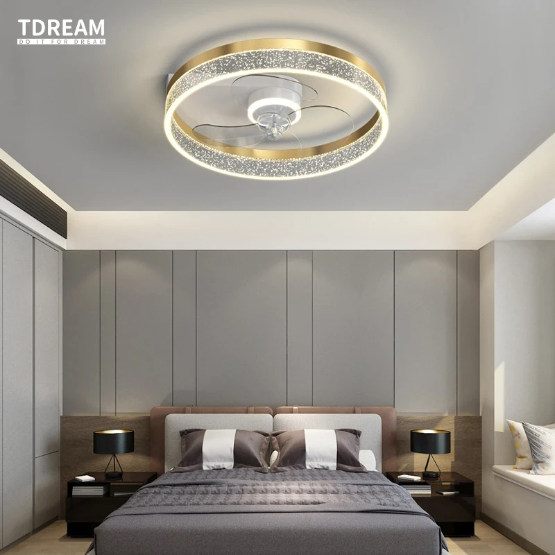 

Nordic Ceiling Fans with Lights Indoor Ventilador De Techo for Living Room Bedroom Home Decor Chandelier Fan Light Fixture
