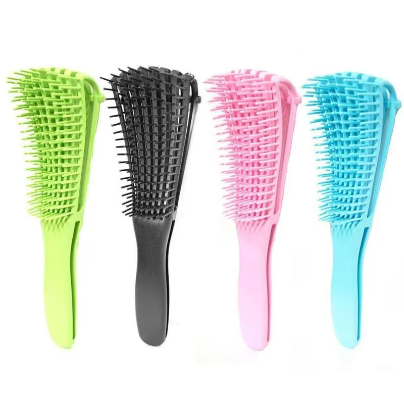 

1pcs Detangle Hairbrush Anti-tie Knot New Scalp Massage Comb Hair Brush Women Professional Hair Brush Octopus Type Comb